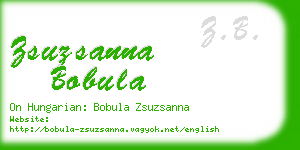 zsuzsanna bobula business card